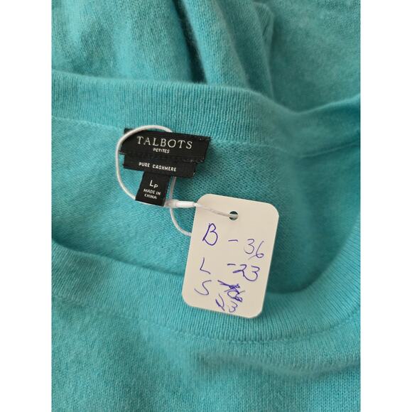 Talbots 100% Cashmere Sweater Size Large Petite - Picture 5 of 6